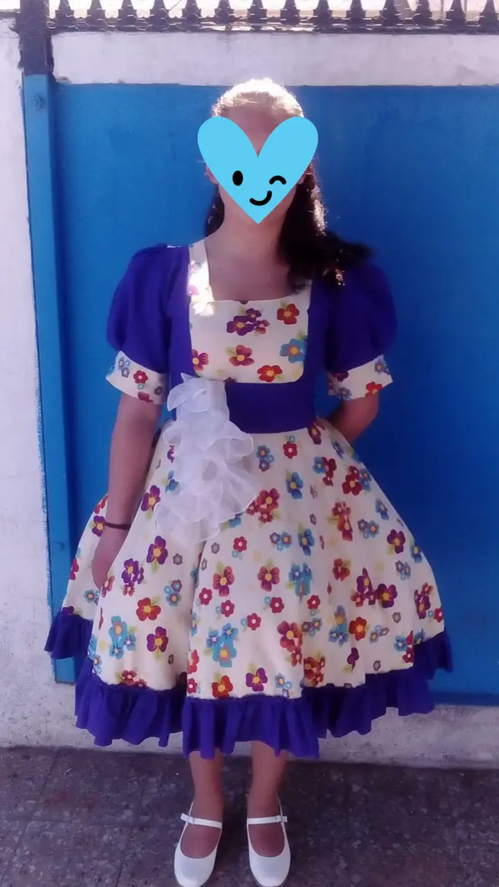 Vestido de huasa usado 2 veces