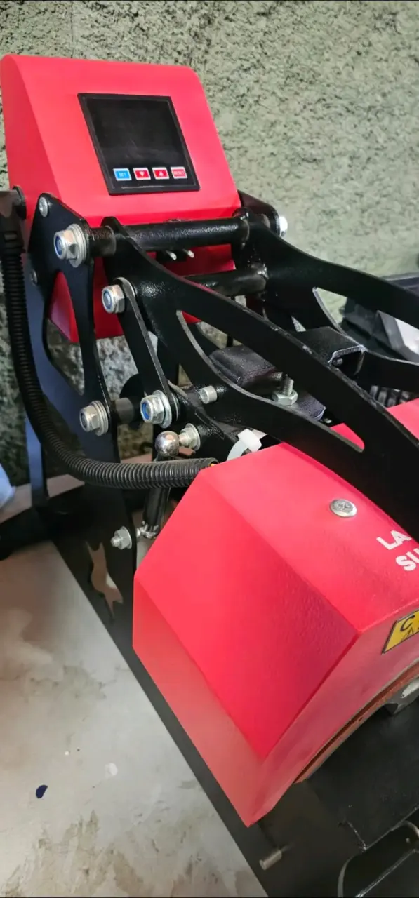 Prensa térmica para sublimación roja - 2
