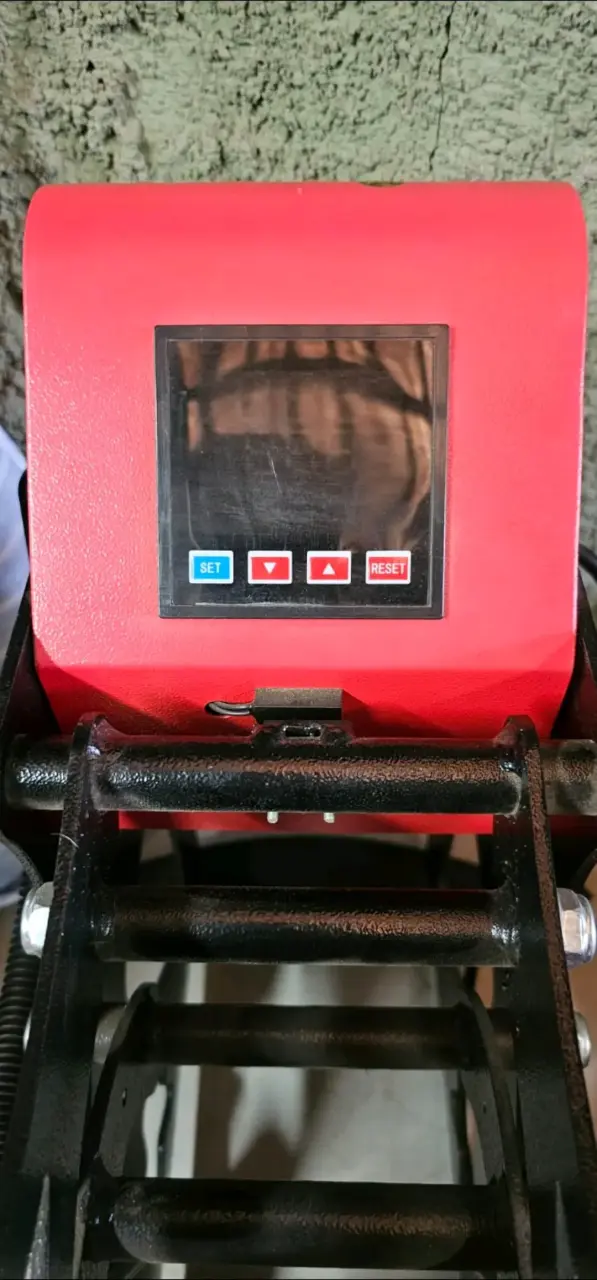 Prensa térmica para sublimación roja - 3