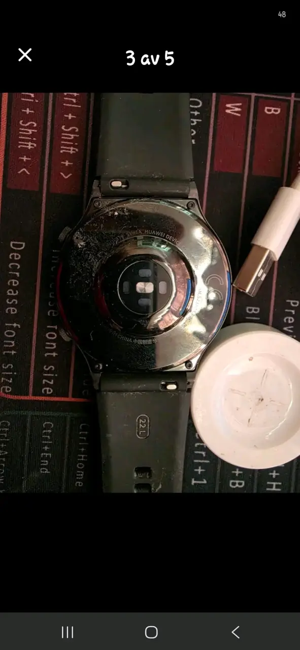 Smartwatch Huawei GT con cargador - 3