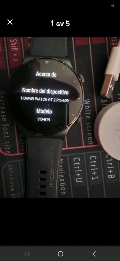 Smartwatch Huawei GT con cargador - miniatura 5