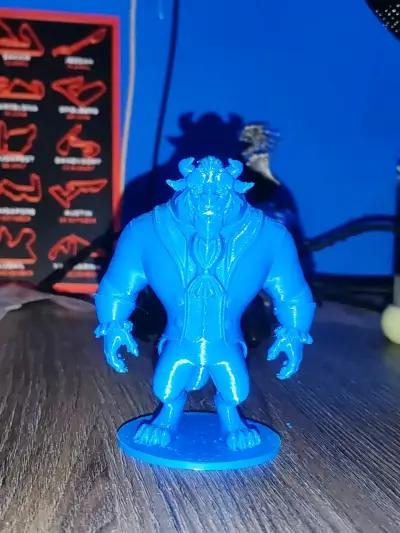 Figura 3D de bestia (príncipe Adam) - miniatura 1