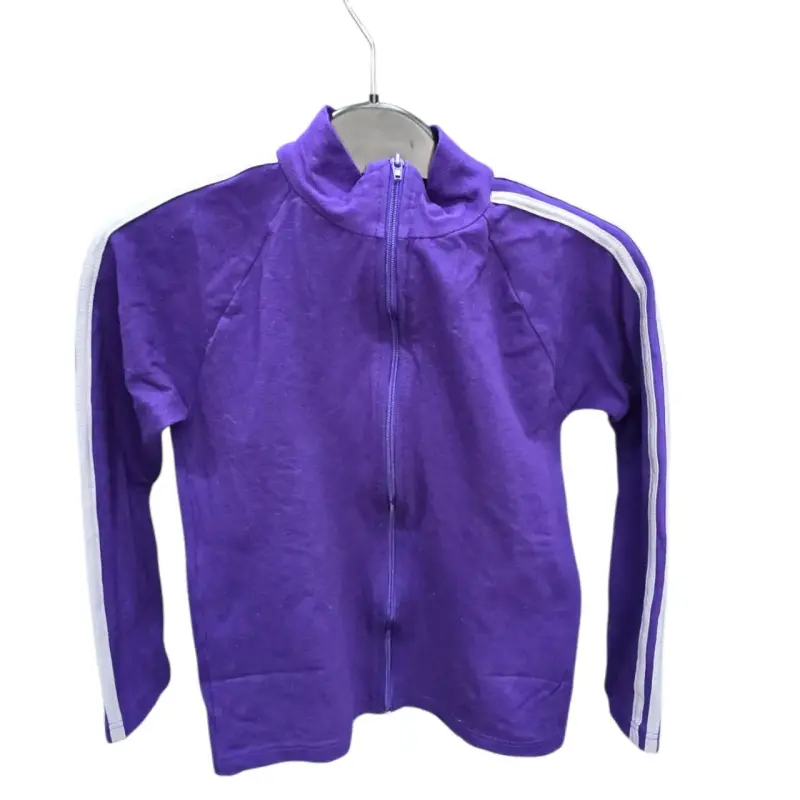 Chaqueta deportiva morada con cierre - 1