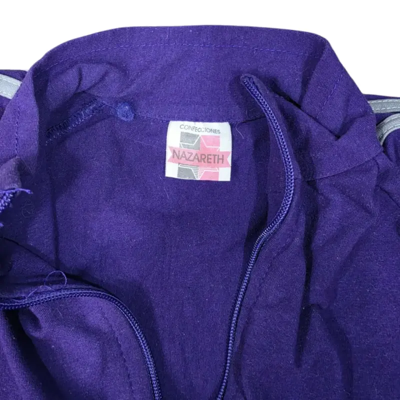 Chaqueta deportiva morada con cierre - 2