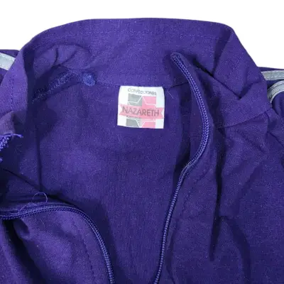 Chaqueta deportiva morada con cierre - miniatura 2