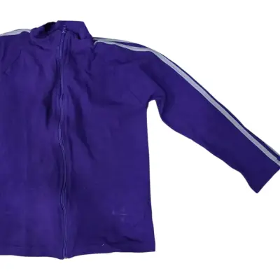 Chaqueta deportiva morada con cierre - miniatura 3