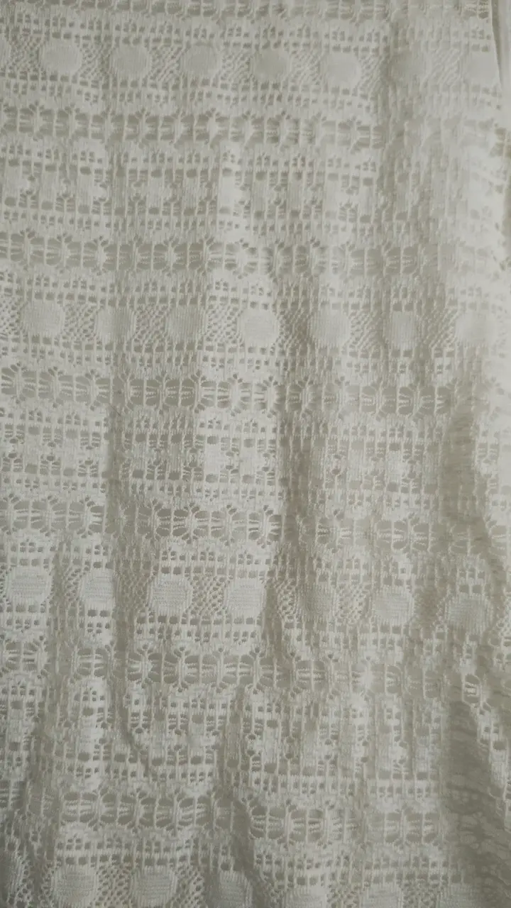 Blusa sin mangas blanca de encaje - 3