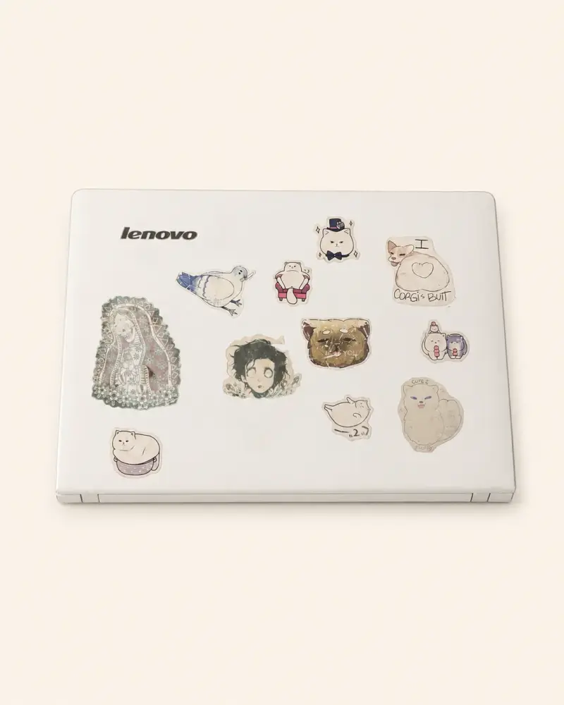 Laptop Lenovo Ideapad 310 con stickers - 2