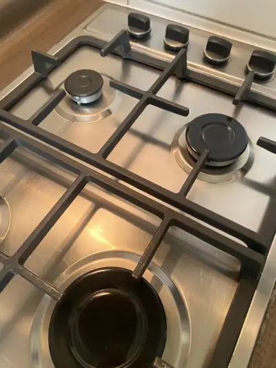 Encimera a gas de acero inoxidable - miniatura 1