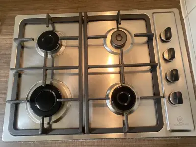 Encimera a gas de acero inoxidable - miniatura 2