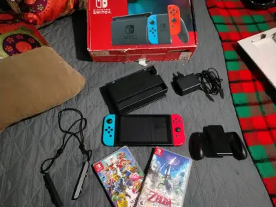 Consola Nintendo Switch con juegos y accesorios - miniatura 2