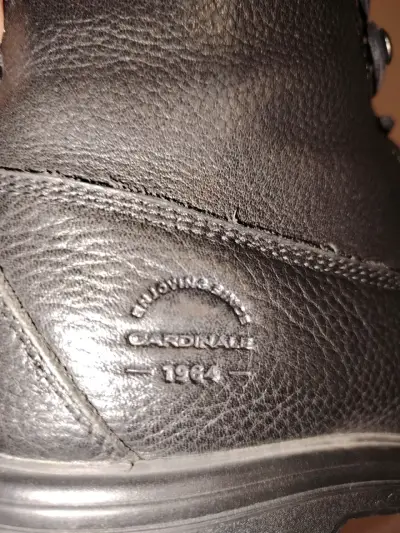 Botas de cuero negro para hombre - miniatura 5