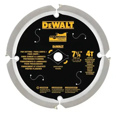 Disco de corte DeWalt 7 1/4 pulgadas para cemento - miniatura 1
