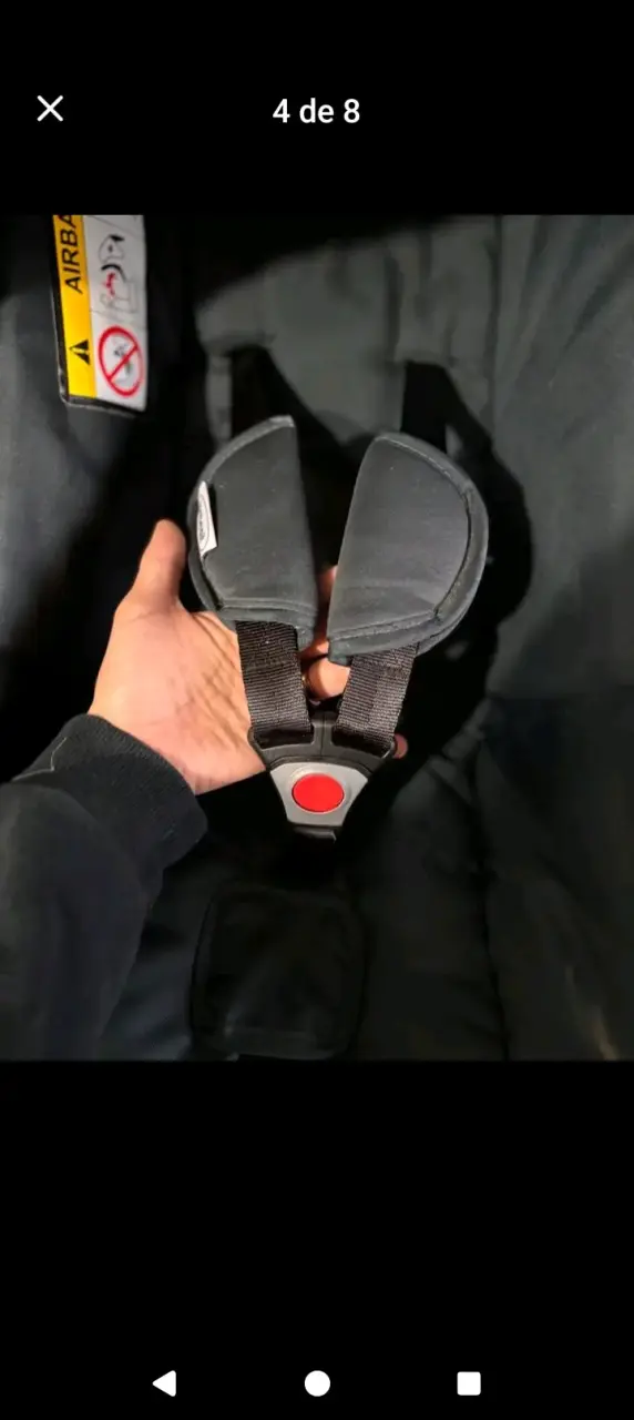 Silla de auto para bebé Bebesit negra - 3