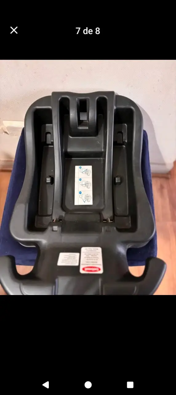 Silla de auto para bebé Bebesit negra - 5