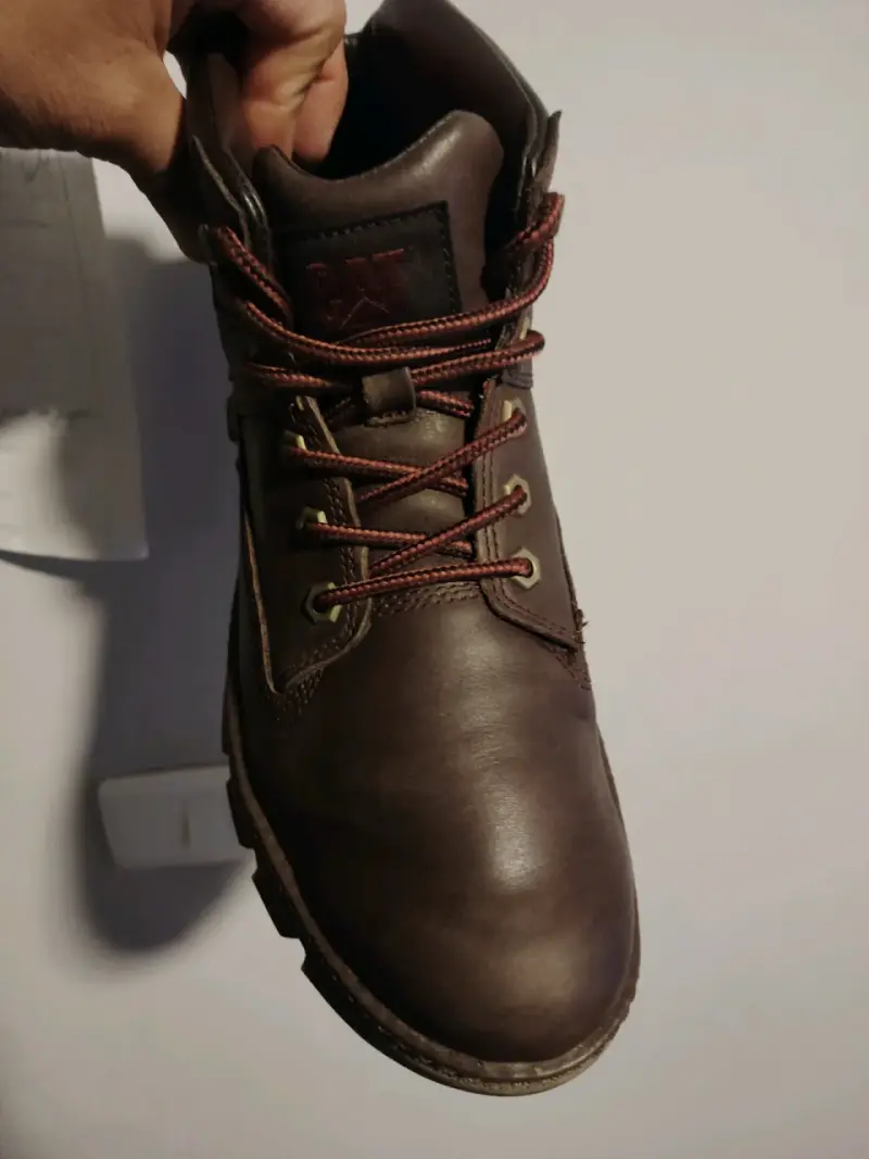 Botas Caterpillar de cuero marrón - 2