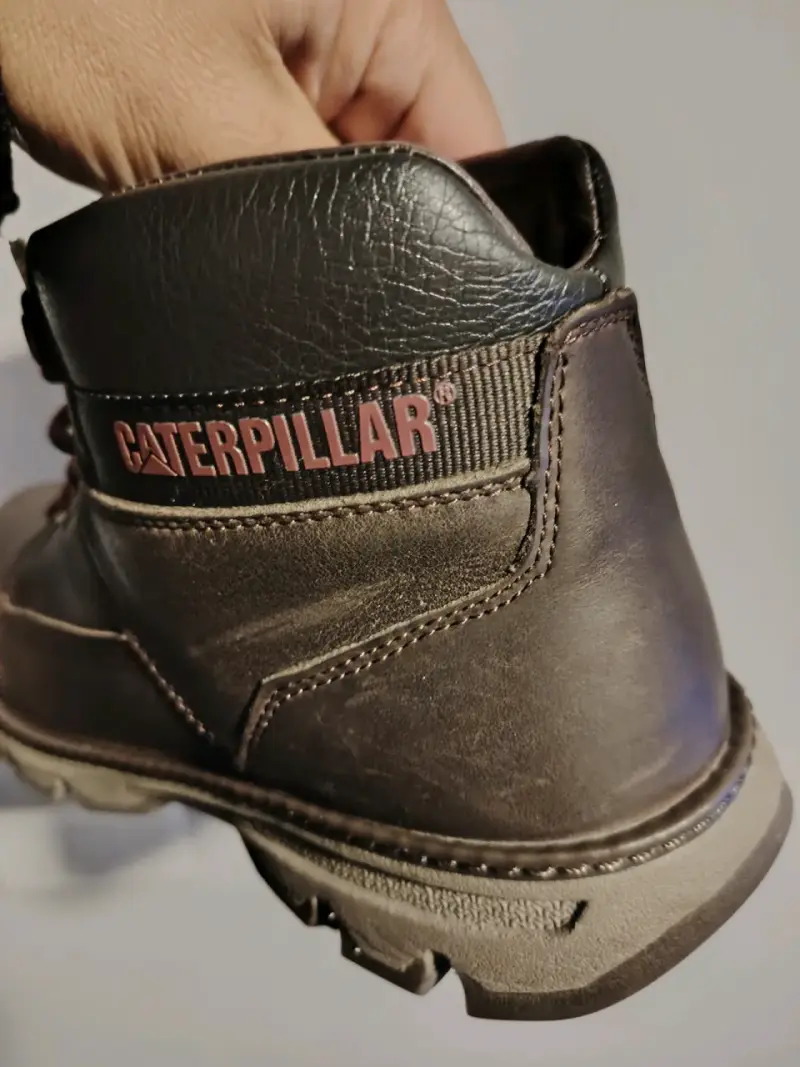 Botas Caterpillar de cuero marrón - 4