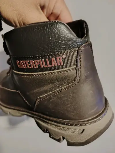 Botas Caterpillar de cuero marrón - miniatura 4