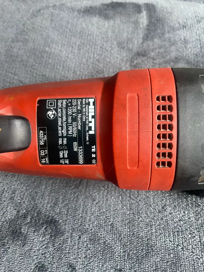 Taladro percutor Hilti TE 2 rojo - 3