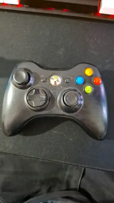 Control inalámbrico para Xbox 360 negro - miniatura 1