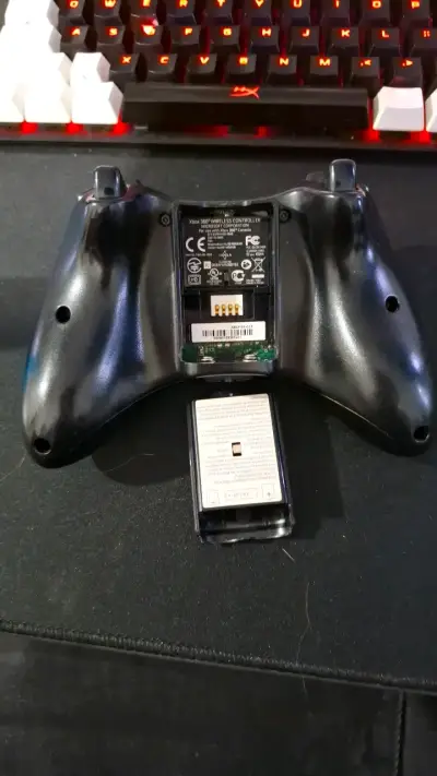 Control inalámbrico para Xbox 360 negro - miniatura 3