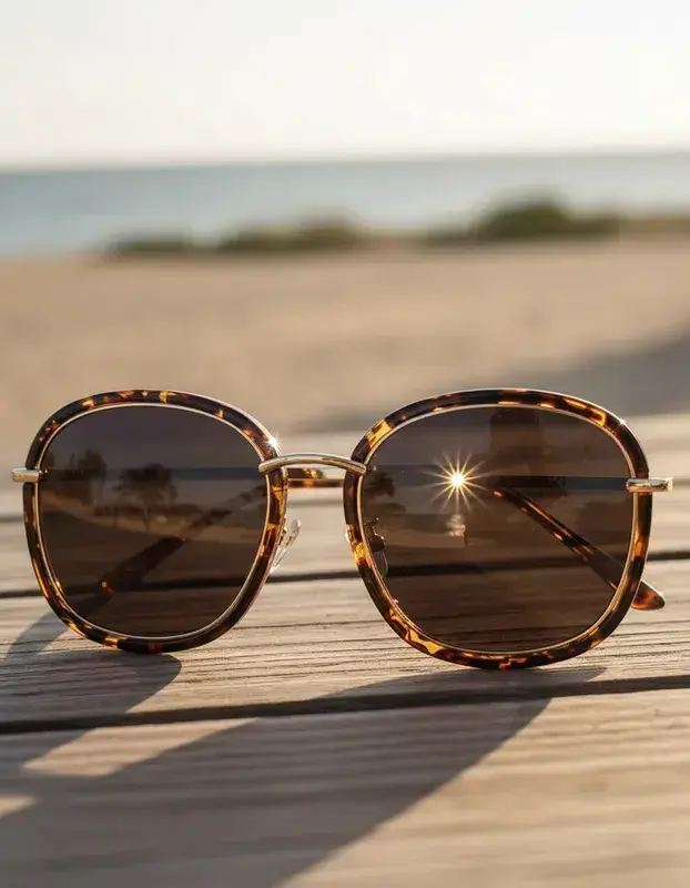 Gafas de sol redondas estilo retro - 2
