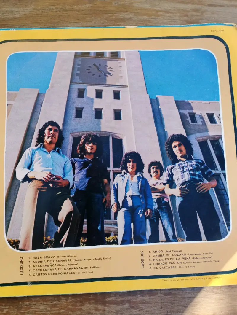Vinilo Illapu Raza Brava vintage - 3
