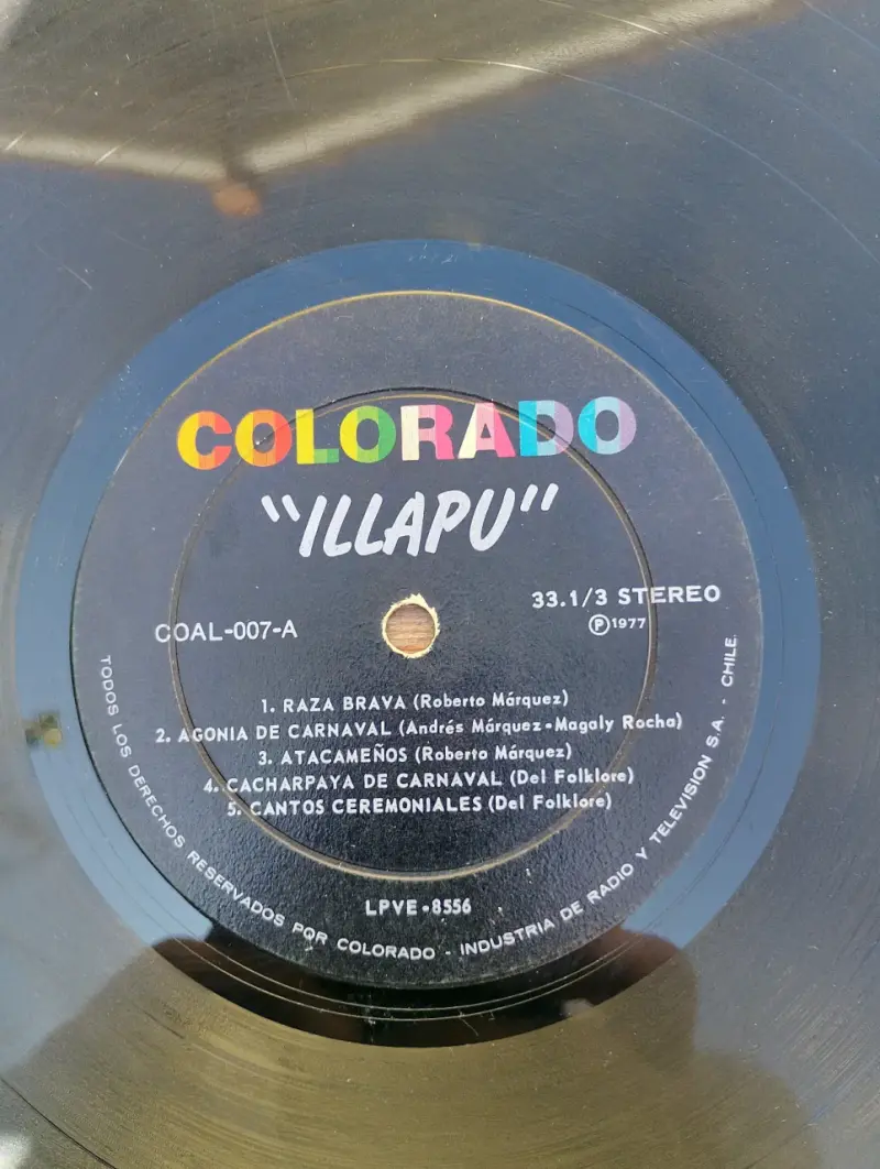 Vinilo Illapu Raza Brava vintage - 6