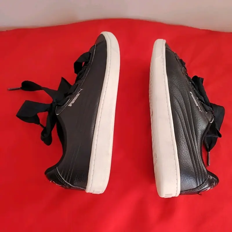 Zapatillas negras Puma con lazo talla 38 - 2