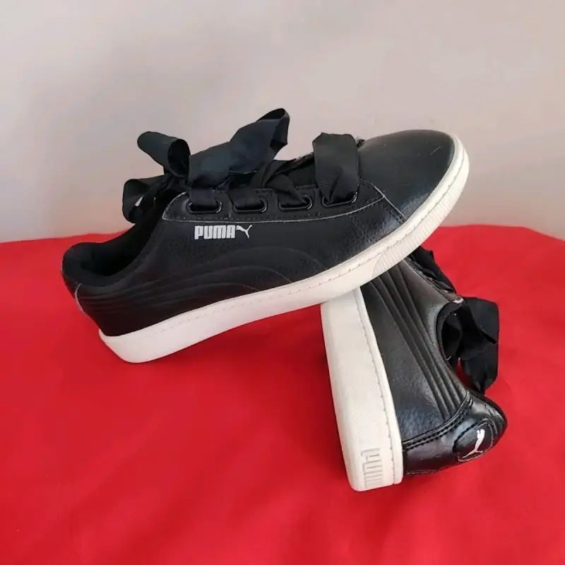 Zapatillas negras Puma con lazo talla 38 - 3