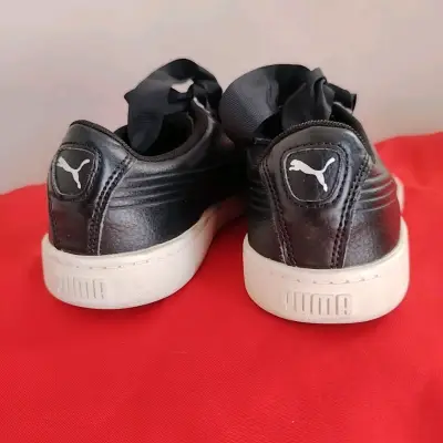 Zapatillas negras Puma con lazo talla 38 - miniatura 4