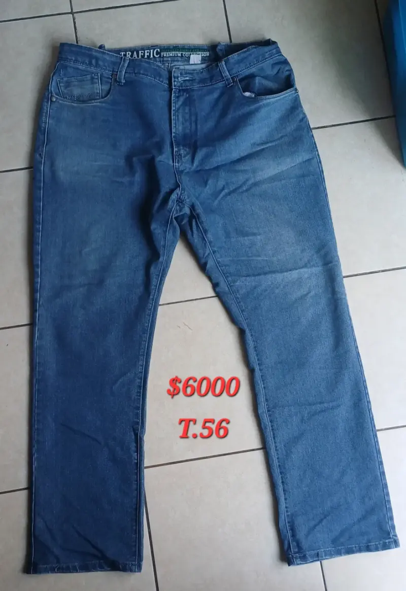 Jeans Traffic azul talla 56