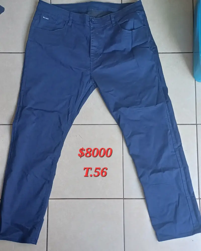 Pantalones azul marino talla 56