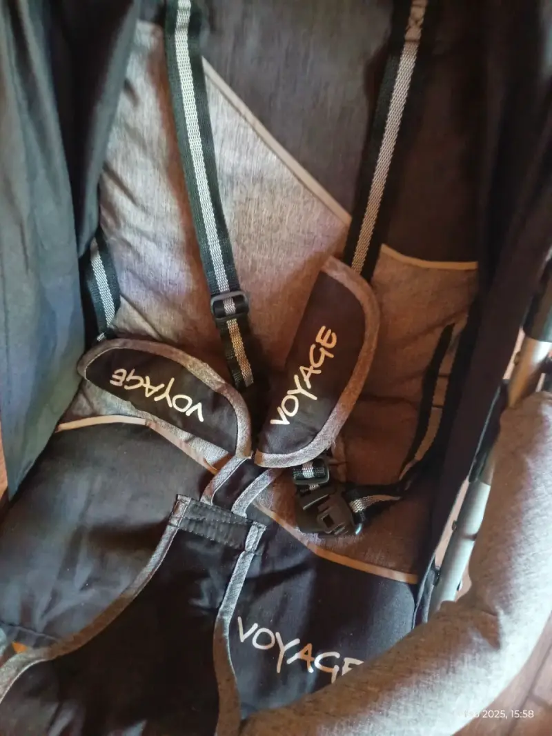 Coche de bebé plegable Voyage gris - 4