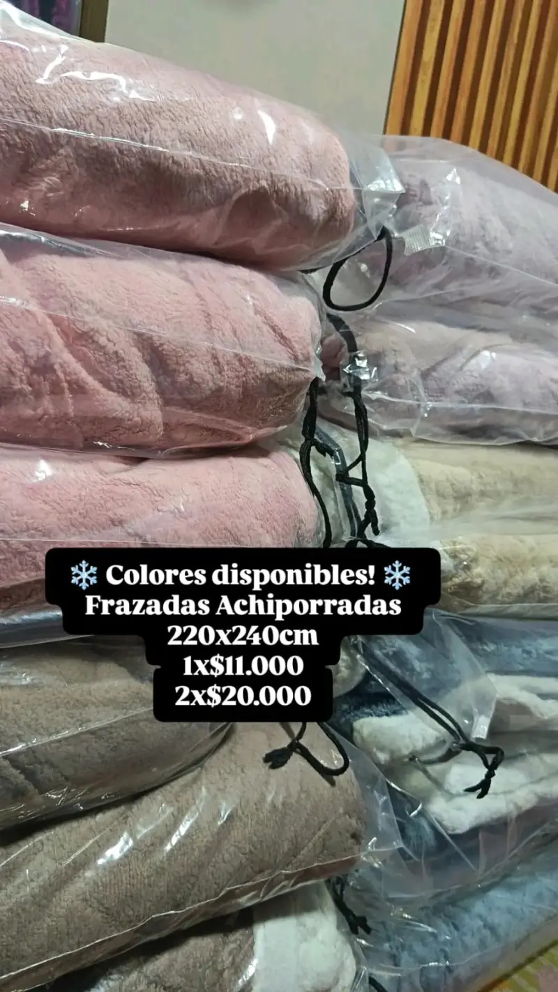 Frazadas Achiporradas 220x240cm