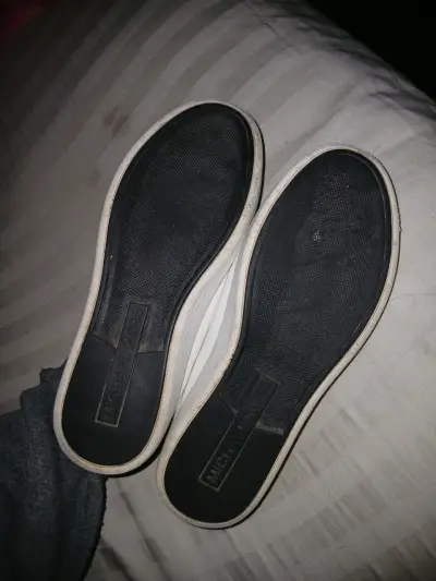 Zapatillas blancas Michael Kors de cuero - miniatura 3