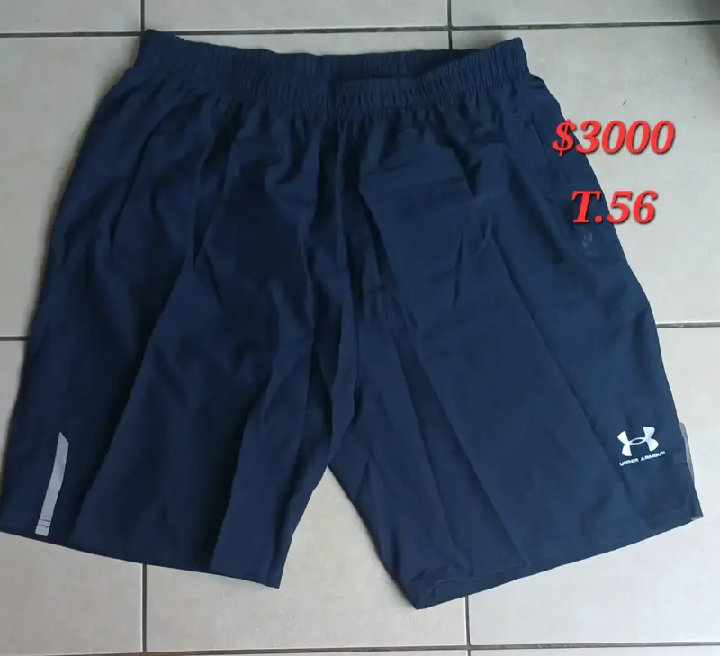 Shorts deportivos Under Armour azul talla 56