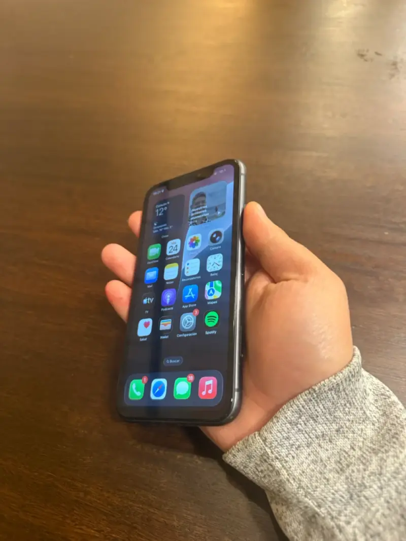 iPhone 11 con funda transparente - 3