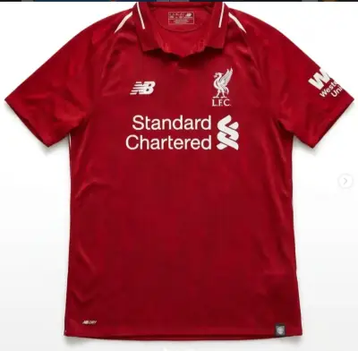 Camiseta Liverpool FC New Balance roja. Original. - miniatura 1