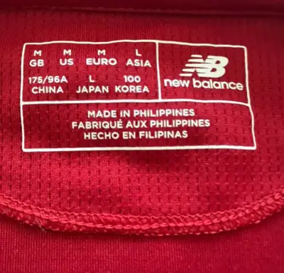 Camiseta Liverpool FC New Balance roja. Original. - miniatura 5