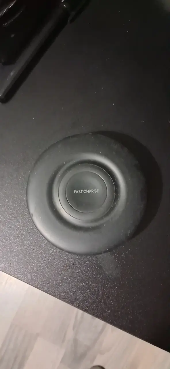 Cargador inalámbrico samsumg rápido negro - 1