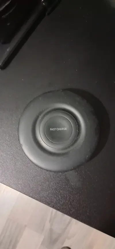 Cargador inalámbrico  samsumg rápido negro - miniatura 1
