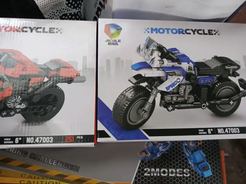 Set de construcción de motocicletas lego