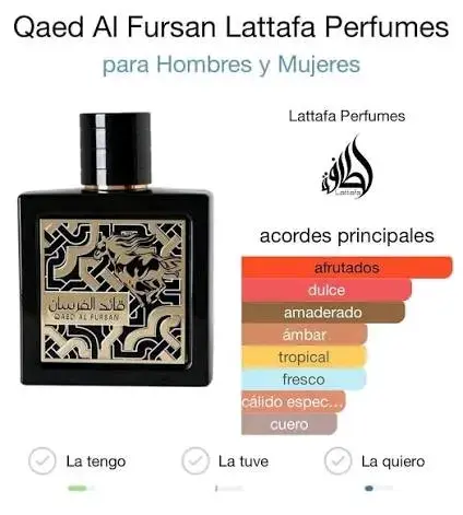 Perfume Lattafa Qaed Al Fursan 90ml - 2