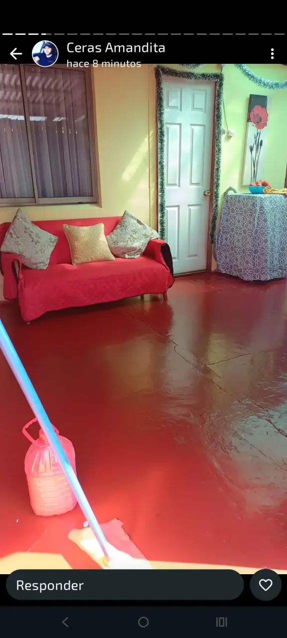 Cera Acrílica Rojo Intenso, bidón de 5 litros - 1