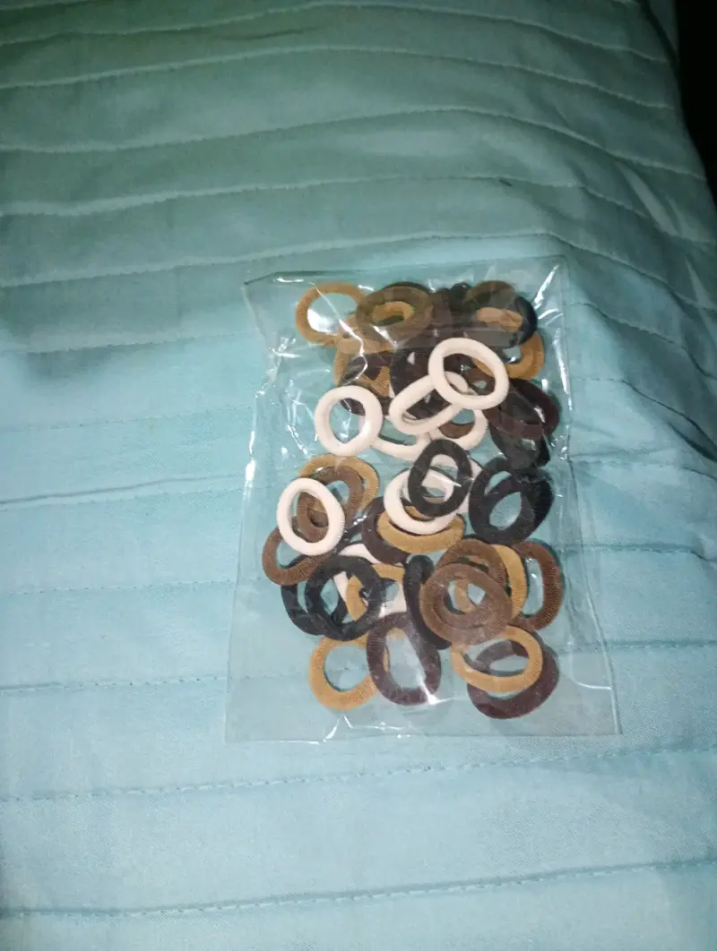 Set de elásticos para el cabello multicolor - 1