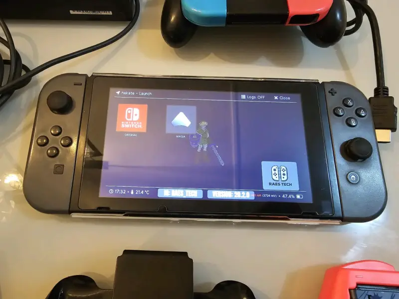 Consola Nintendo Switch con magia - 2