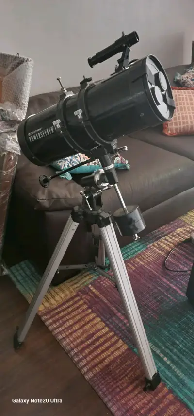 Telescopio Celestron PowerSeeker trípode ecuatoria - miniatura 1