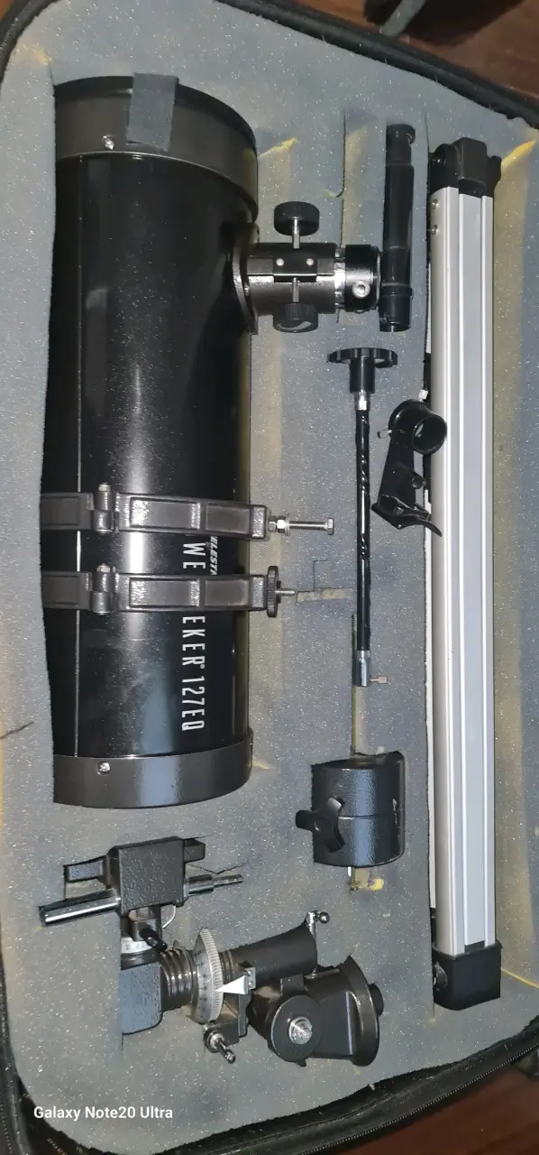 Telescopio Celestron PowerSeeker trípode ecuatoria - 6