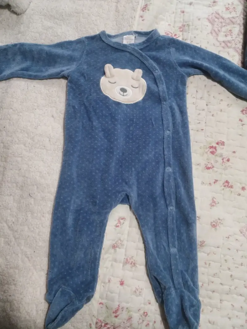 Pantalones de mezclilla para niño con tirantes - 4